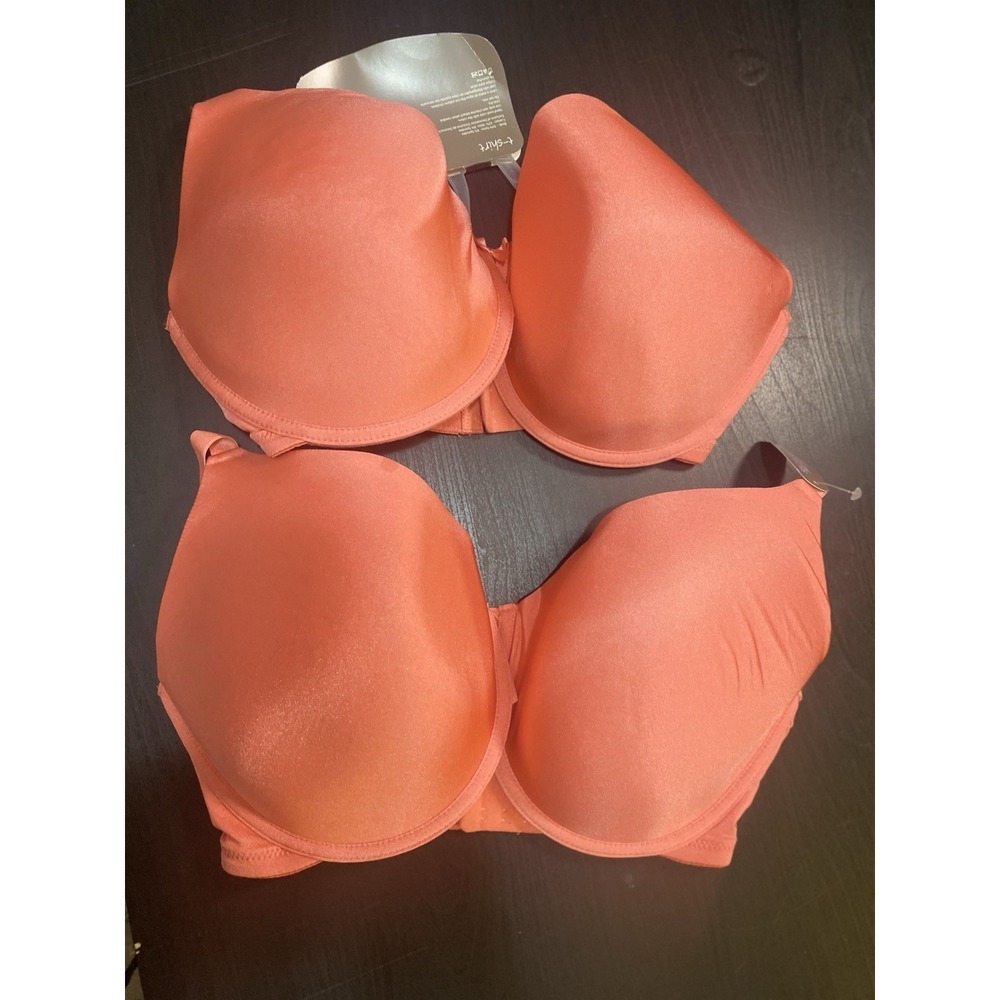 Secret Treasures T-Shirt Bra (Pack of 2) Women's 38DDD Peach Underwire